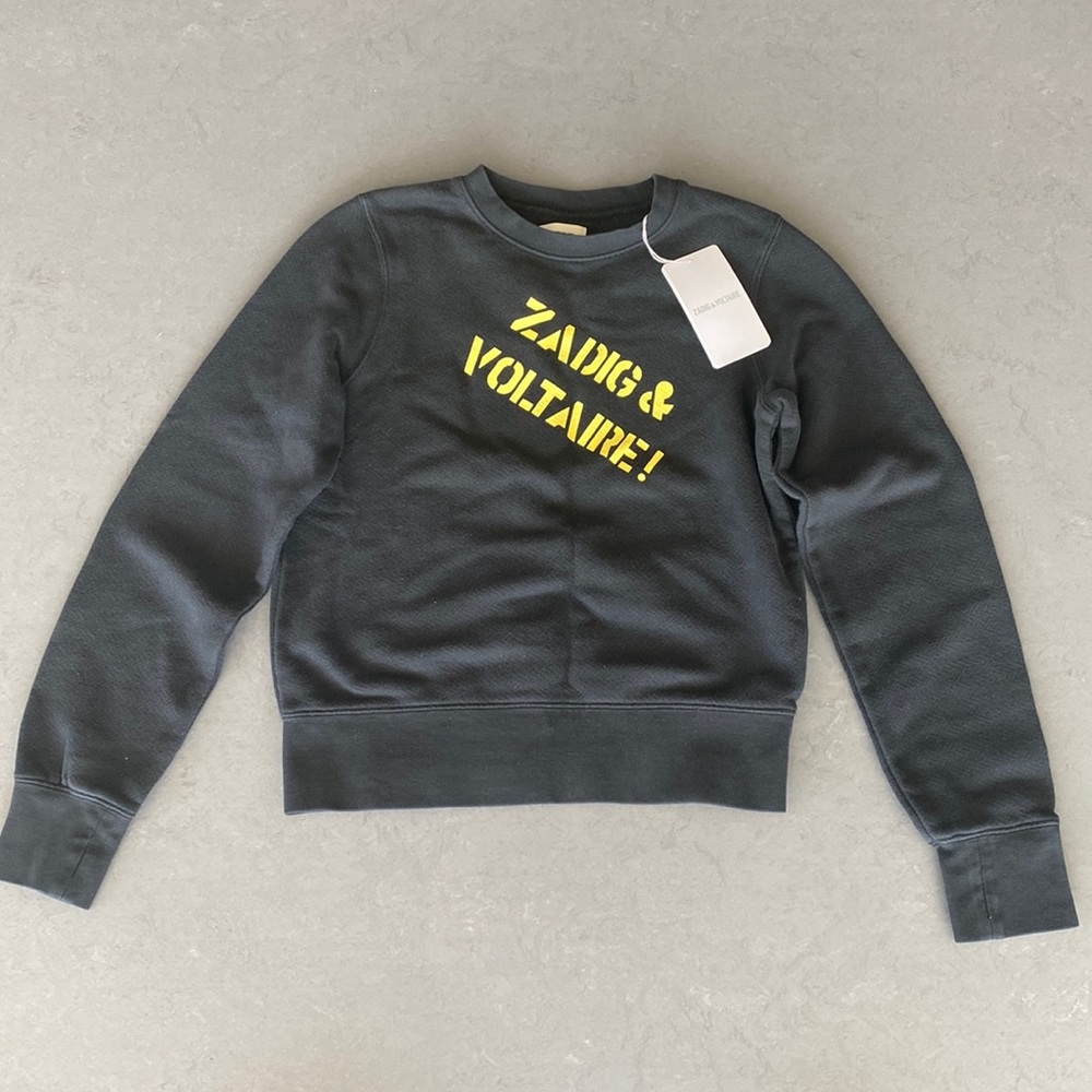 NWT Zadig &Voltaire kids sweatshirt 14y
